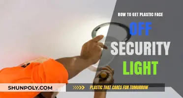 Removing Plastic Cover from Security Light: A Step-by-Step Guide