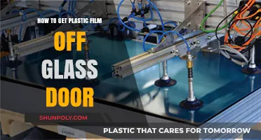 Easy Steps to Remove Plastic Film from Glass Doors Flawlessly