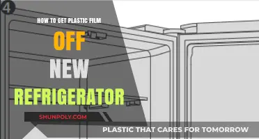 Easy Steps to Remove Plastic Film from Your New Refrigerator