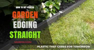 Achieve Perfectly Straight Plastic Garden Edging: Simple Tips and Tricks