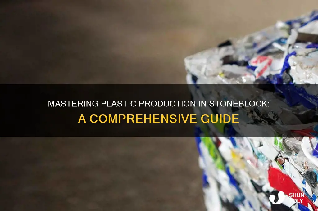 how to get plastic in stoneblock