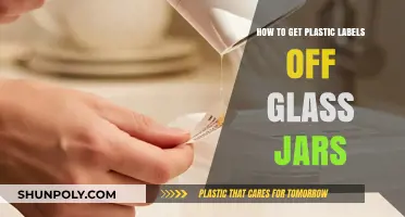 Effortless Ways to Remove Plastic Labels from Glass Jars