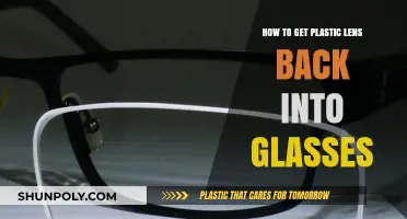 Quick Fix: Reinserting Plastic Lenses into Your Glasses Frame