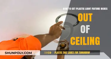 Removing Plastic Light Fixture Boxes from Ceilings: A Step-by-Step Guide