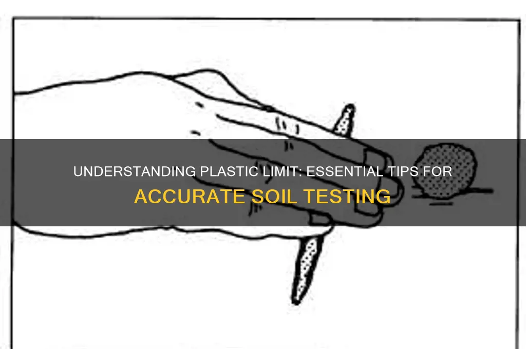 how to get plastic limit