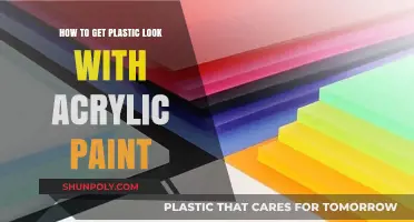 Achieve a Sleek Plastic Finish Using Acrylic Paint Techniques