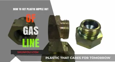 Fixing a Clogged Gas Line: Removing Plastic Nipples Safely and Easily
