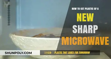Safely Removing Plastic Wrap from Your New Sharp Microwave: A Guide