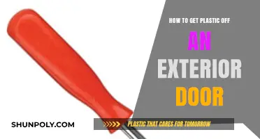 Effective Methods to Remove Plastic from Your Exterior Door Easily