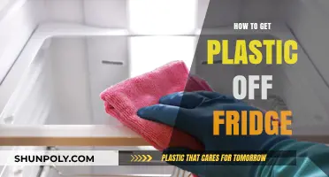 Easy Steps to Remove Stuck Plastic from Your Fridge Surface