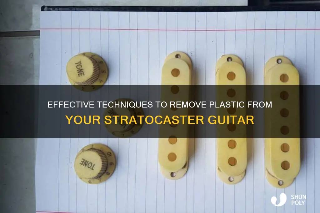 how to get plastic off strat