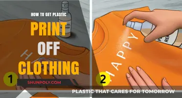 Effective Methods to Remove Plastic Print from Clothing Easily