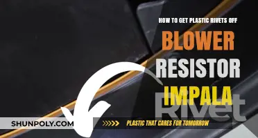 Removing Plastic Rivets from Impala Blower Resistor: A Step-by-Step Guide