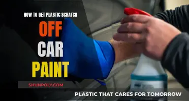 Removing Scratches from Car Paint: Plastic Off, Paint On