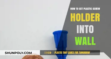 Easy Guide: Installing Plastic Screw Holders into Walls Like a Pro
