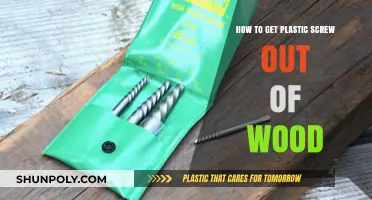 Effective Techniques to Remove Stuck Plastic Screws from Wood Easily