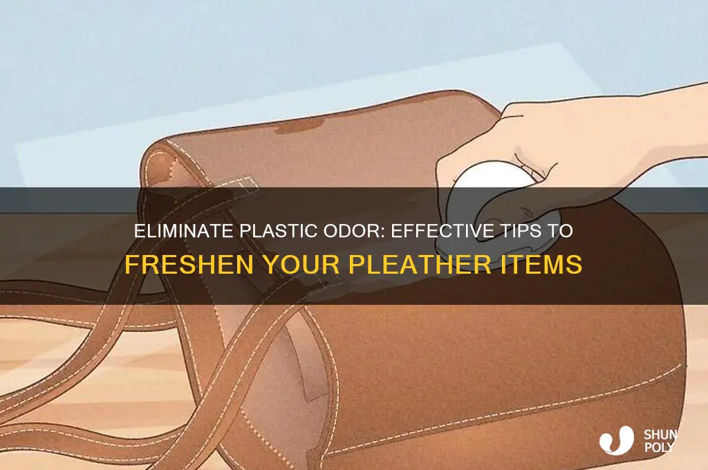 how to get plastic smell out of pleater