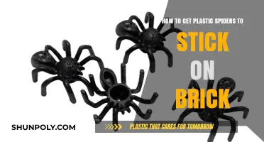 Easy Tips for Attaching Plastic Spiders to Brick Surfaces