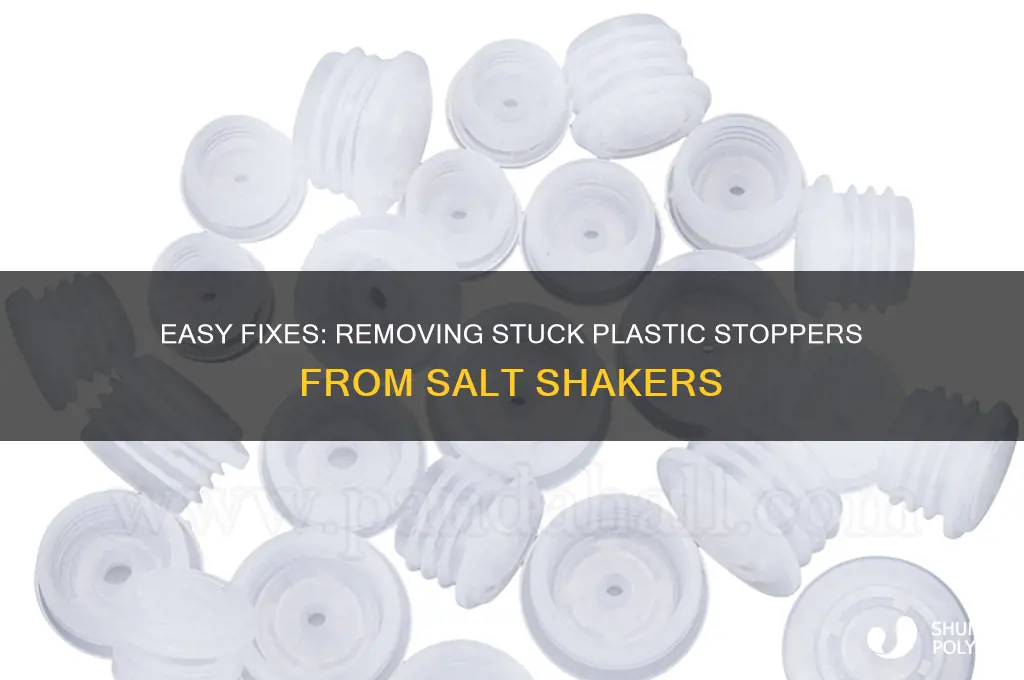how to get plastic stopper out of salt shaker