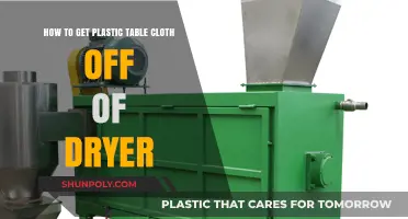 Quick Fix: Removing Plastic Tablecloth from Your Dryer Safely