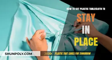 Secure Your Plastic Tablecloth: Simple Tips to Keep It in Place