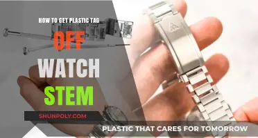Quickly Remove Plastic Tag from Watch Stem: Easy DIY Guide