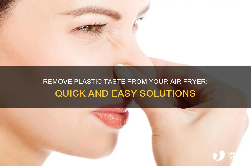 how to get plastic taste out of air fryer