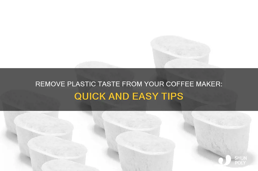 how to get plastic taste out of coffee maker