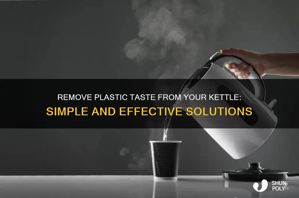 how to get plastic taste out of kettle