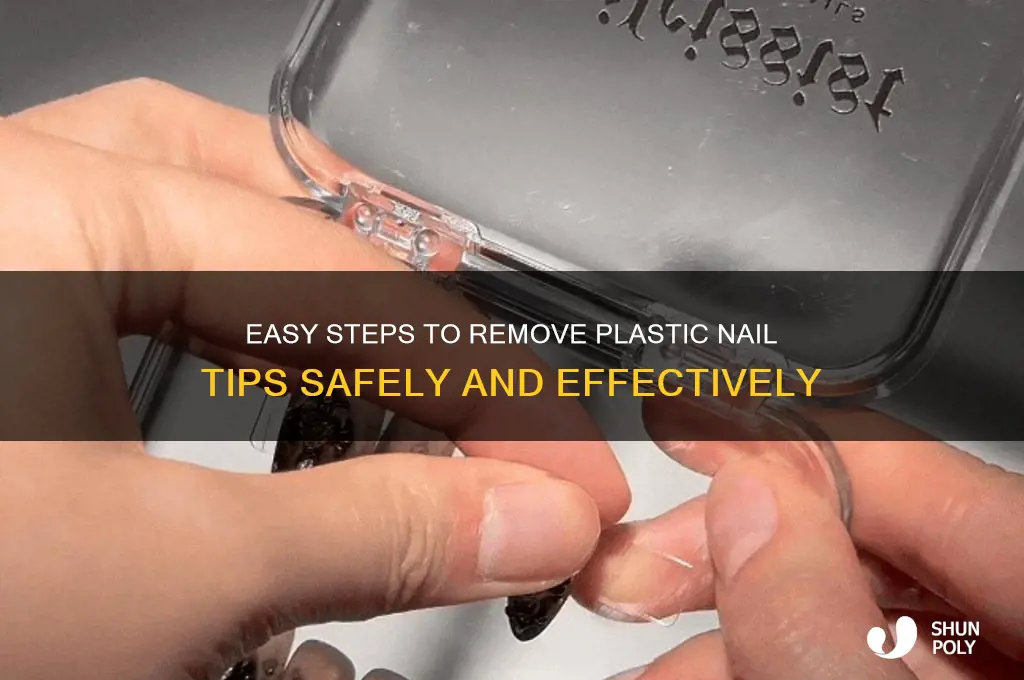 how to get plastic tips off nails