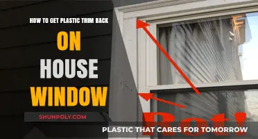 Easy Steps to Reattach Plastic Trim on Your House Windows