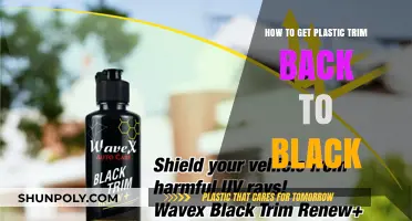 Restore Faded Plastic Trim: Easy DIY Tips for a Sleek Black Finish