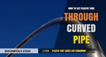 Mastering the Art of Navigating Curved Pipes with Plastic Tubes