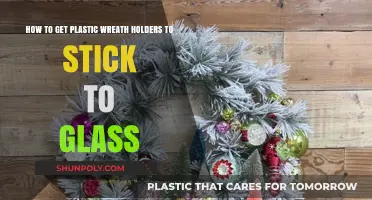 Secure Plastic Wreath Holders to Glass: Easy Adhesion Tips