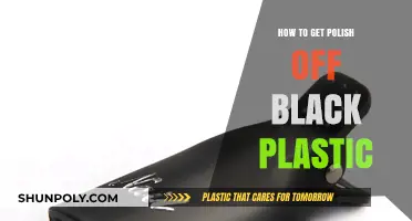 Effective Methods to Remove Polish from Black Plastic Surfaces