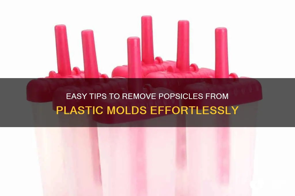how to get popsicles out of plastic mold