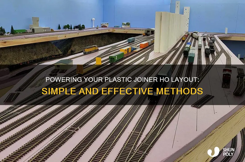 how to get power to plastic joiner ho layout