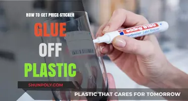 Effective Ways to Remove Price Sticker Glue from Plastic Surfaces