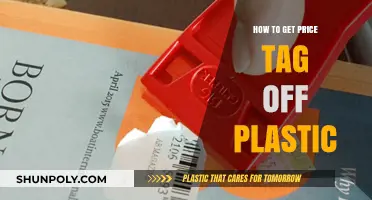 Easy Methods to Remove Price Tags from Plastic Surfaces