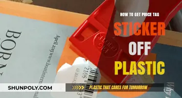 Effective Ways to Remove Price Tag Stickers from Plastic Surfaces