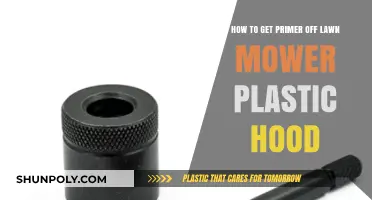 Effective Methods to Remove Primer from Lawn Mower Plastic Hood