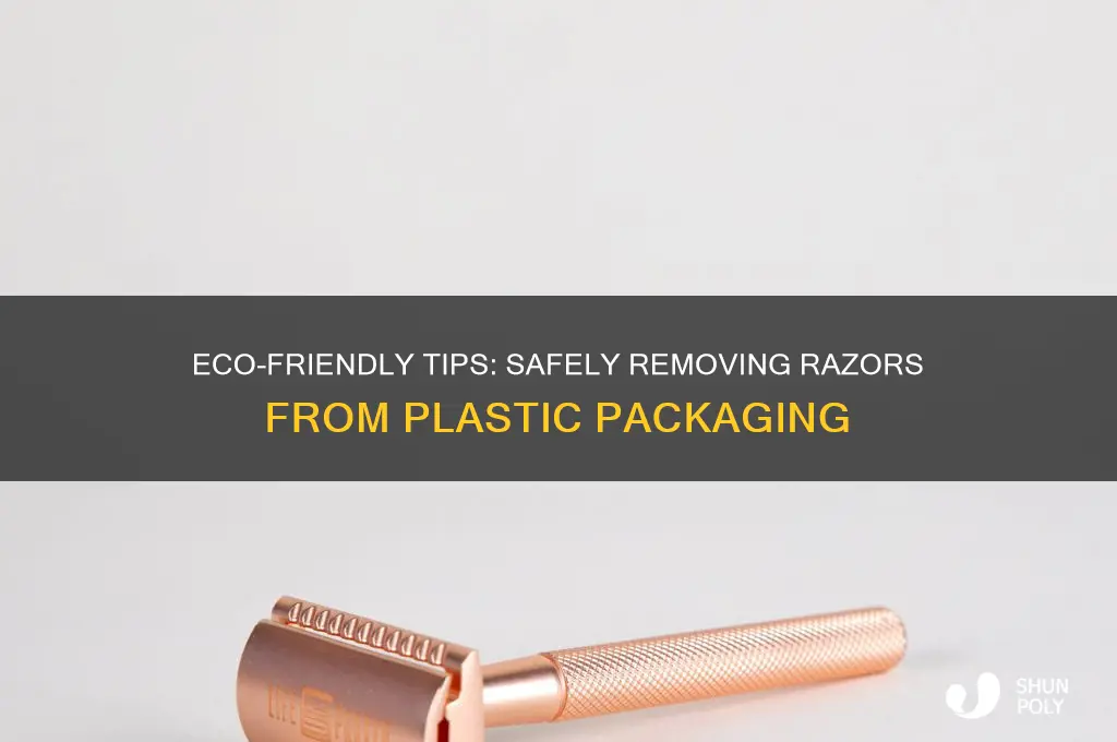 how to get razors out of plastic