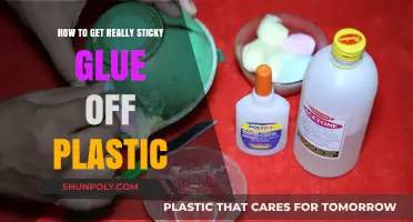 Effective Ways to Remove Stubborn Sticky Glue from Plastic Surfaces