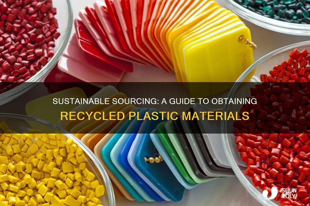 how to get recycled plastic
