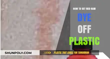 Effective Methods to Remove Red Hair Dye Stains from Plastic Surfaces