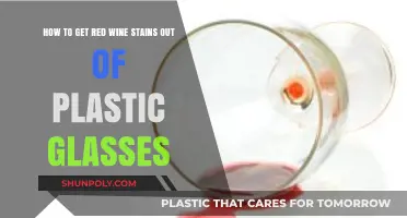 Effective Tips to Remove Red Wine Stains from Plastic Glasses