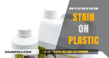 Effective Methods to Remove Acetone Stains from Plastic Surfaces