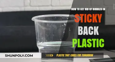 Eliminate Bubbles in Sticky Back Plastic: Simple Techniques for Flawless Application