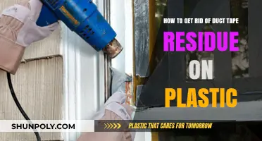 Effective Ways to Remove Duct Tape Residue from Plastic Surfaces