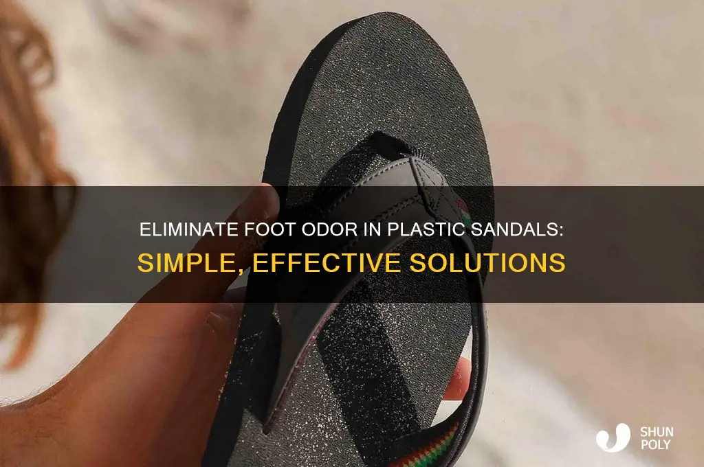 how to get rid of foot odor in plastic sandals